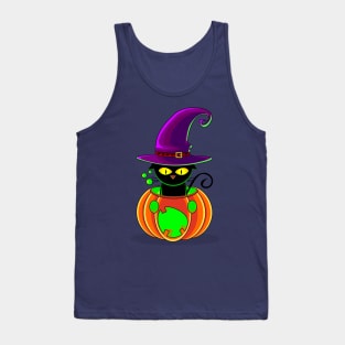 Halloween Cat Tank Top